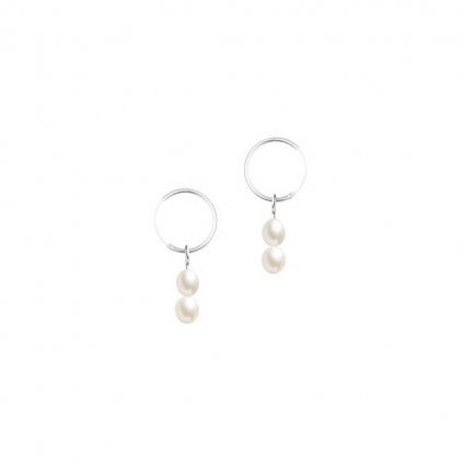 Double pearls hoop 02 670