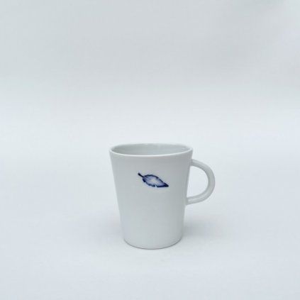 porcelanovy hrnicek obrazek listek 80ml