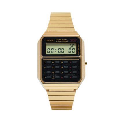 Hodinky Casio retro big gold