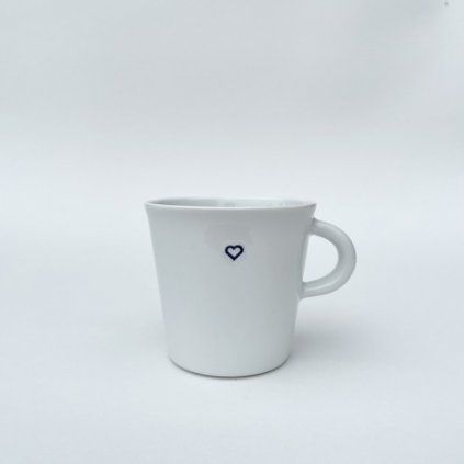 porcelanovy hrnicek obrazek srdicko male 180ml