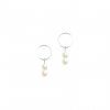 Double pearls hoop 02 670