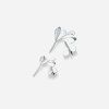 Náušnice PIRK SPRIG S, M SILVER (srovnání) produktovna
