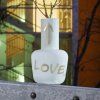 Unnamed Vase with Golden Love / Cyan Grey