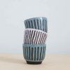 Mercury latté cup pink stripes