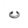 ear cuff printi stripes silver