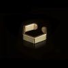 ear cuff hexagon gold (1)