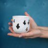 Pohárek Relikvie cappuccino srdíčka - platina