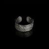 Ear Cuff Printi Rust silver