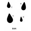 Rain 3D Wallpaper Gold